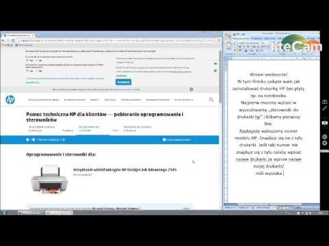 Wideo: Jak Zainstalować Sterownik Drukarki Za Darmo?