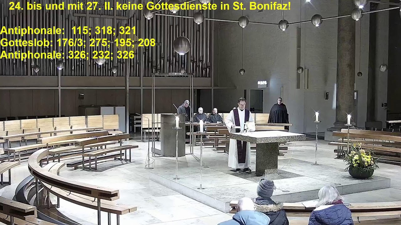 LIVE: Gottesdienst aus der Benediktinerabtei St. Bonifaz in München