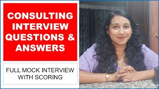 Consulting Interview Questions | Consulting Interview Case Study Example | Mock Consulting Interview
