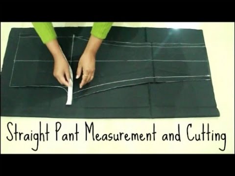 How To Make Straight Pant | Measurement And Cutting | Anjalee Sharma ...