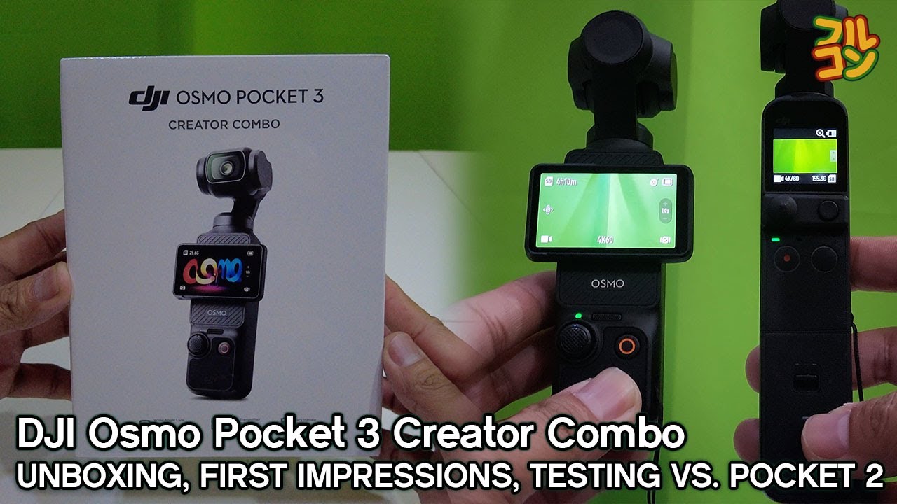 DJI Osmo Pocket 3 pricing, specifications and unboxing videos