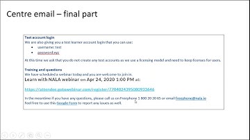Using Learn with NALA as a blended learning tool Webinar