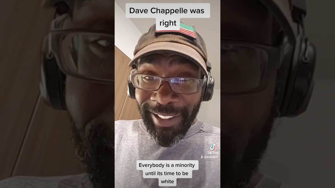 ⁣Everybody is a minority until its time to be white. #davechappelle #shorts #acabdevil #fba