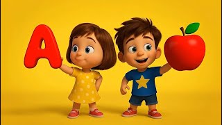 Abc Song For Kids Learn The Alphabet With Mia And Max Fun Educational Nursery Rhymes