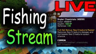 live hypixel skyblock fishing (NEW UPDATE LIVE) ----ender fish and more----