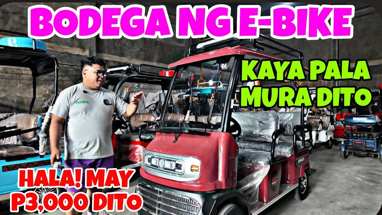 SECRET LANG! BODEGA NG EBIKE KAYA PALA MURA DITO