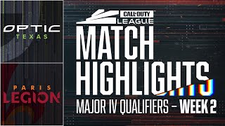 @OpTicTexas  vs  @RiyadhFalcons   | Major IV Qualifiers Highlights  | Week 2 Day 2