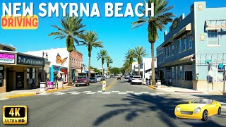 New Smyrna Beach Florida  Driving Throuhg New Smyrna Beach