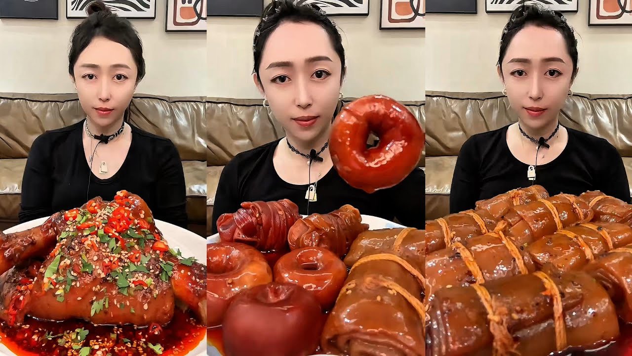 😱🔥 Epic Mukbang Feast: Giant Spicy Meat Platter That Will Make You Drool!