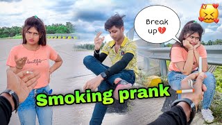 Smoking Prank On Her 😝||gone terribly wrong || Sach Mai Gussa Ho Gayi annu🥺😫@ARNABLIFESTYLE