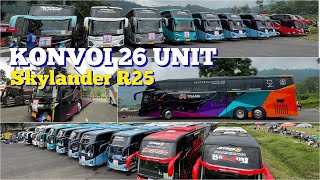 PERDANA R25 ‼️Konvoi 26 unit bus pariwisata