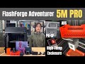 Flashforge adventurer 5m pro fully enclosed fast 3d printer review high temperature enclosure
