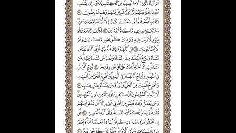 القرآن الكريم | القارئ ياسر الدوسري صفحة 53 سورة آل عمران