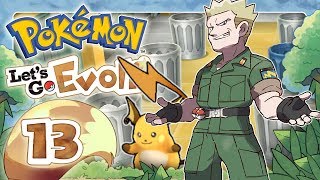 POKÉMON LET'S GO EVOLI 🌏 #13: Gegen den blitzenden Amerikaner & Ex-Soldat Major Bob!