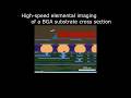 [Electronics] High-speed elemental imaging of a BGA substrate cross section