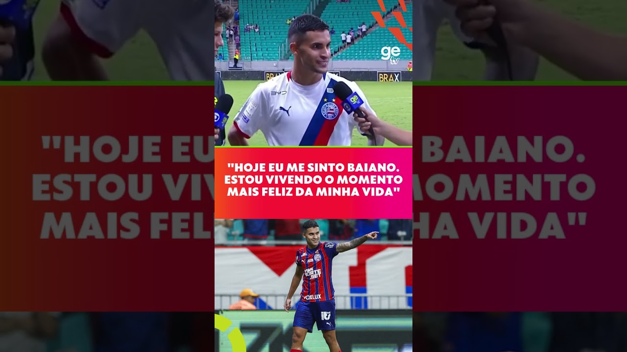 ""MOMENTO MAIS FELIZ DA MINHA VIDA!" DIZ RODRIGO NESTOR, DO BAHIA | Tropa ge tv #shorts #futebol