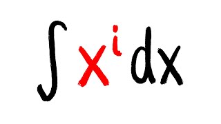 Integral of x^i