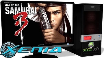 XENIA Xbox 360 Emulator - Way of the Samurai 3 (2008). Ingame Fullspeed. Vulkan Custom Build #10