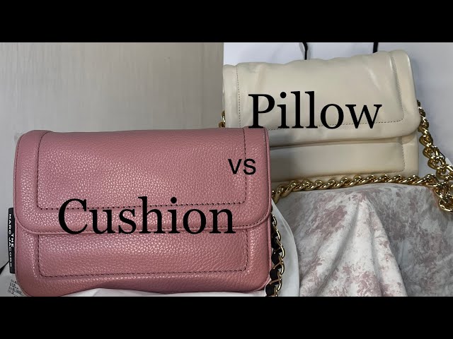 Comparative Video: Marc Jacobs Retail The Cushion Bag VS Outlet The Pillow  Bag 