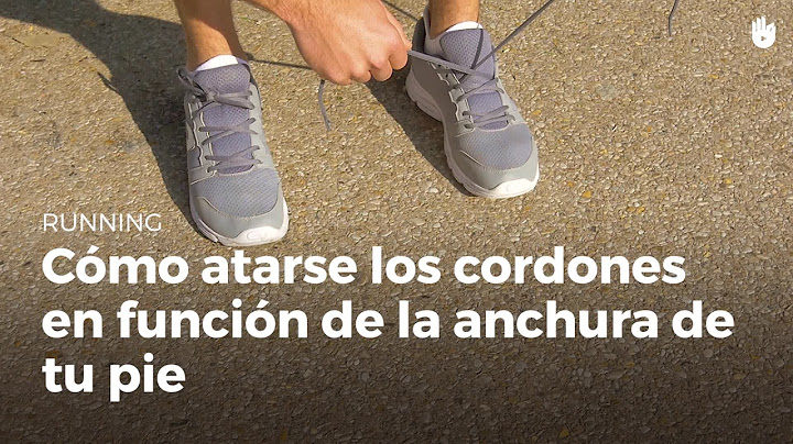 Cómo atarse los cordones, para pies anchos y estrechos | Running