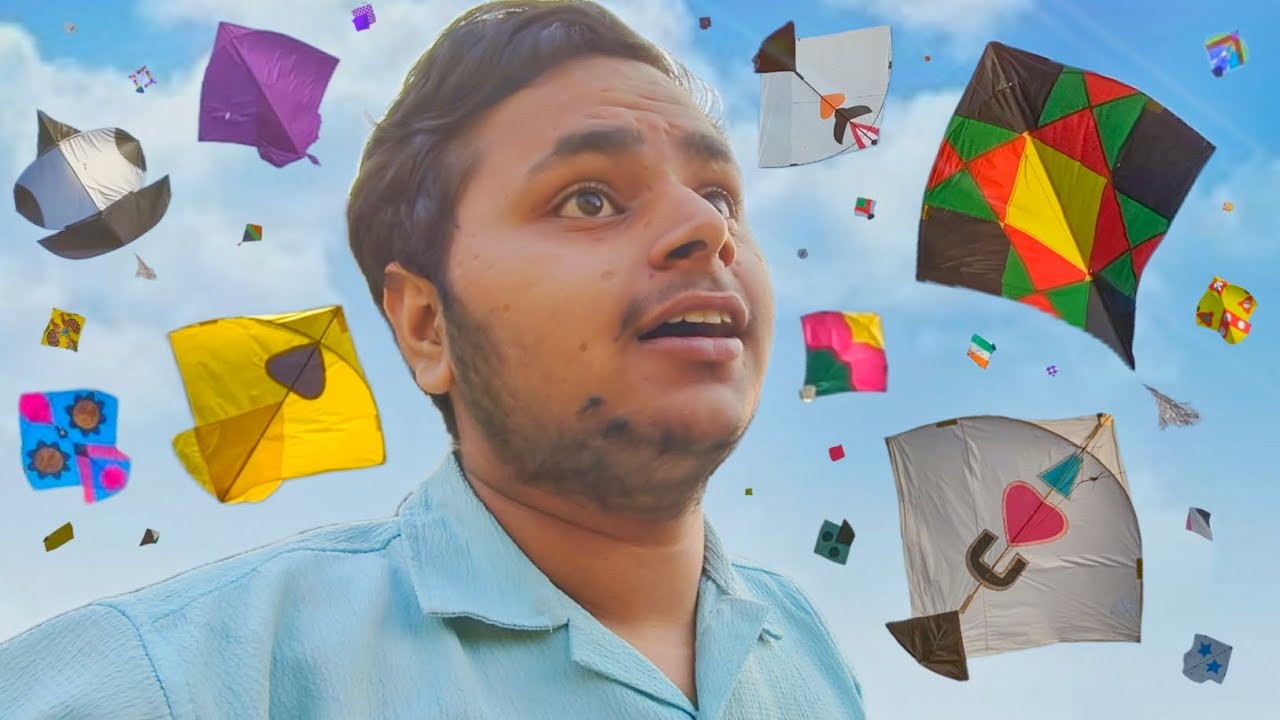 Small se big Kites Looting 😱 Kite Cutting other 