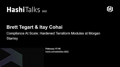 Compliance At Scale:  Hardened Terraform Modules at Morgan Stanley