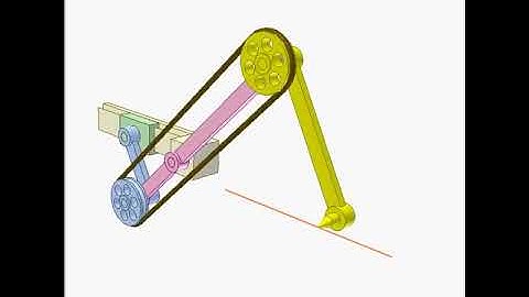 Straight line drawing mechanism 5480p | Mechanisms |Mechanical Engineering | Design Concepts |