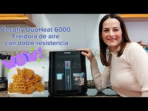 Cecotec Cecofry DuoHeat 6000 Freidora de Aire sin Aceite 6L 2200W