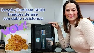 🔥Cecofry DuoHeat 6000 Airfryer DOBLE RESISTENCIA, UNBOXING de la Freidora  de Aire