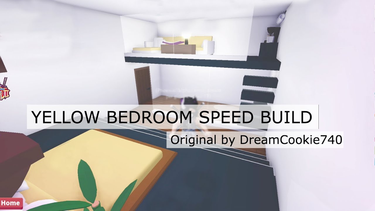 Adopt Me\\Yellow Bedroom with Loft Speedbuild\\You are free to copy
