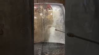 Pressure Washing A Chemical Dipped 55 Chevy Hood #Satisfying #Asmr #Cars #Clean #Classic #Chevy