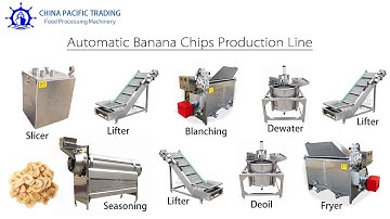Plantain Chips Production Line|Banana Chips Making Machines|Automatic Banana Chips Production Line