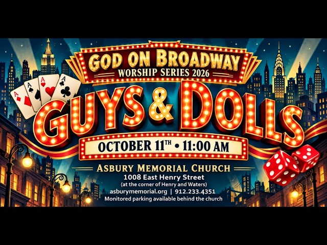 God on Broadway: Guys and Dolls — October 11, 2026 on YouTube