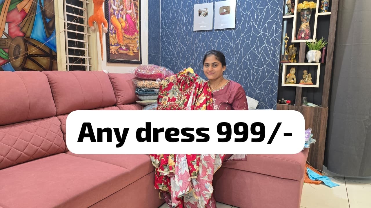 🔴Live, Any Dress at Rs.999/-Order 7396265306
