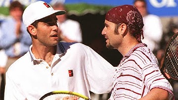 Andre Agassi vs Pete Sampras 1995 Australian Open Final Highlights