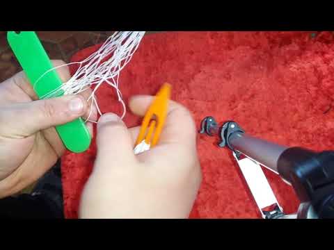 #თევზაობა_#tevzaoba -როგორ მოვქსოვოთ სათევზაო ბადე  _2018*Плетение сети