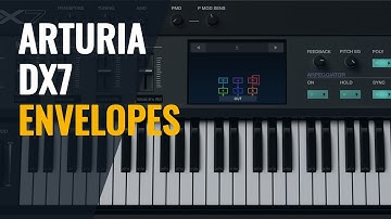Arturia DX7 tutorial - Envelopes (3/6)