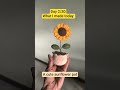What I made in a day – 2/30 🧶✨A little sunshine in crochet form 🌻💛Handmade with love