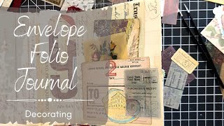 Envelope Folio Junk Journal - Decorating the Pages and Finishing It Up - Part 5