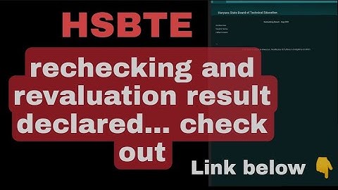 Hsbte rechecking and revaluation result declared 🥰.#hsbte #results.Hsbte update.check now 👍 results