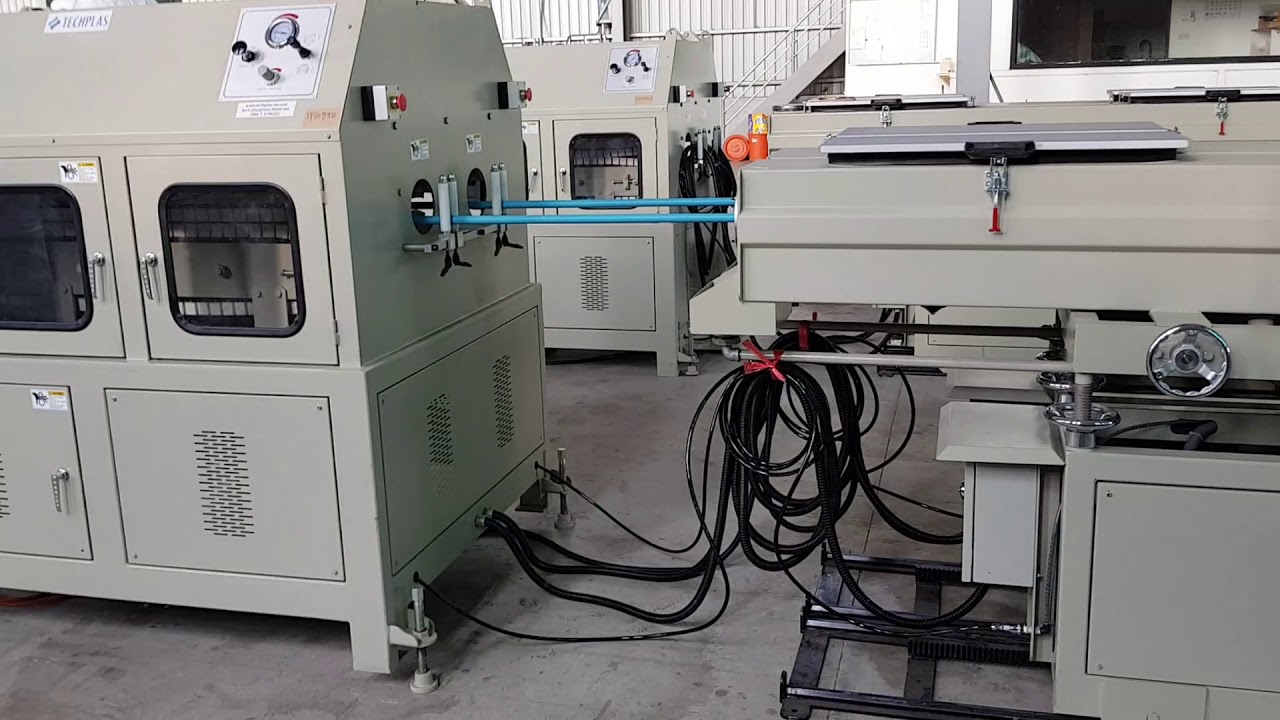 PVC Pipe Extrusion Machine (Φ21.34*4.32t/ASTM) - TECHPLAS