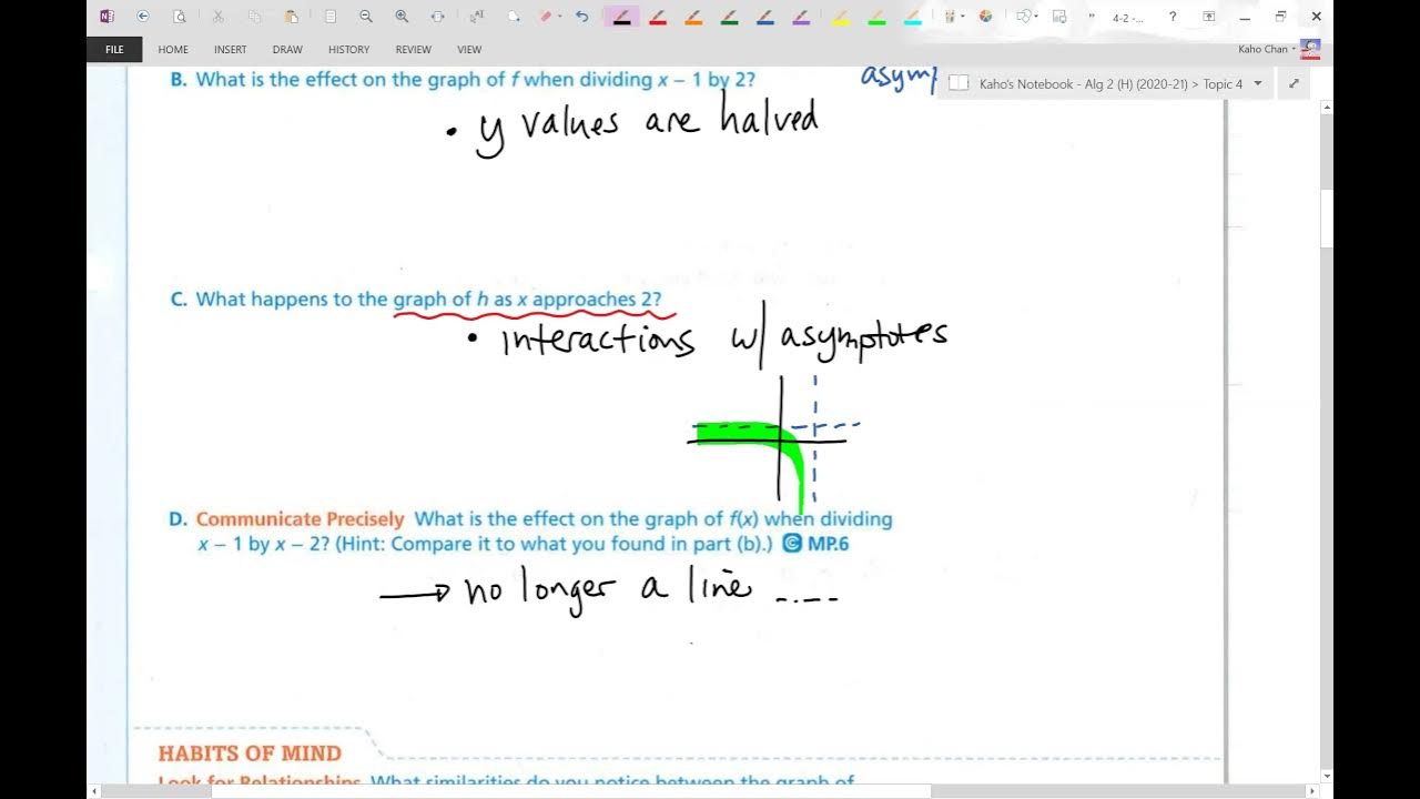 Algebra 2 Lesson 4-2 - YouTube