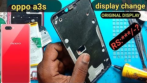 oppo a3s display blinking problem | oppo a3s display change ||oppo a3s folder change