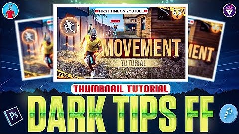 Free Fire Thumbnail Edit Pscc | @Dark Tips FF Thumbnail Editing Trick | Thumbnail Kaise Banaen Pscc