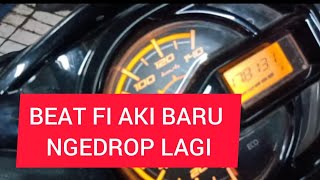 penyebab aki baru cepat drop beat fi .cek bagian ini