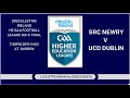 Src he college newry v ucd dublin live 730pm 29112023