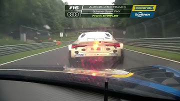 #16 Scherer PHX Audi 24h Nürburgring 2024 2nd Stint to RED FLAG