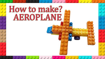 Brick Block Building / Create Aeroplane Easily from Building Block / Lego Block #legoblocks
