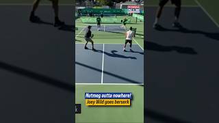 Nutmeg Outta Nowhere! 🤯 Joey Wild Goes Berserk 🔥 #shorts #shortsfeed #ytshorts #viral #pickleball