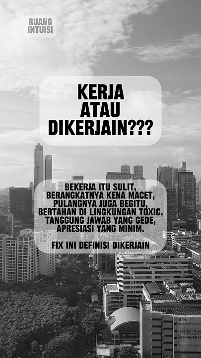 KERJA ATAU DIKERJAIN??? #pekerja #buruh #employees #fyp #shorts #shortvideo